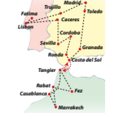 PORTUGAL, ANDALUCIA & MOROCCO 16 Days