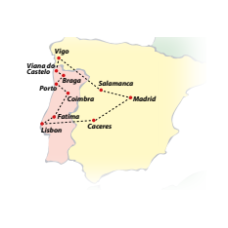 CASTILLA, GALICIA & PORTUGAL 7 Days